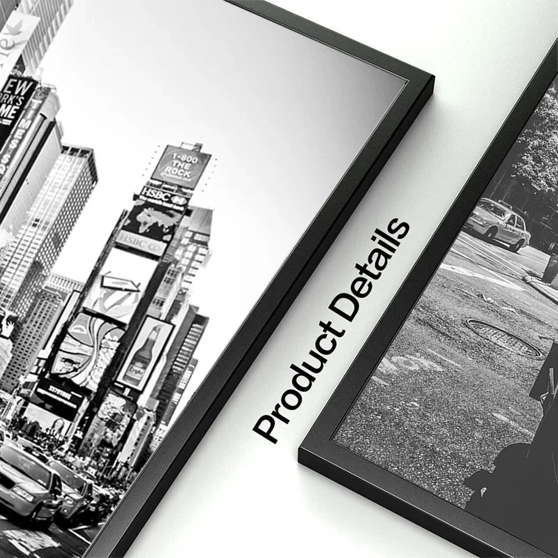New York City Canvas Posters and Prints Black and White Wall Art Pictures Living Room Decoration Painting on The Wall Home Decor.