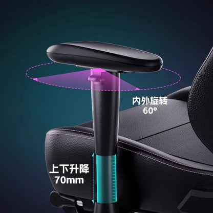 Gaming-Stuhl mit langer Rückenlehne, mobil, bequem 
 Hochwertiger europäischer Ästhetikstuhl, bequem, ergonomisch 
 Silla Gamer-Möbel