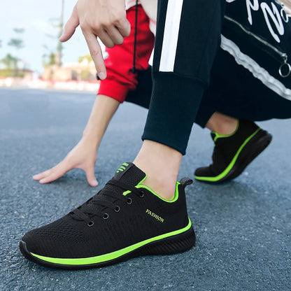 Men Sport Shoes Breathable Lightweight Running Sneakers Walking Casual Breathable Shoes Non-slip Comfortable Men Shoes Fashion.