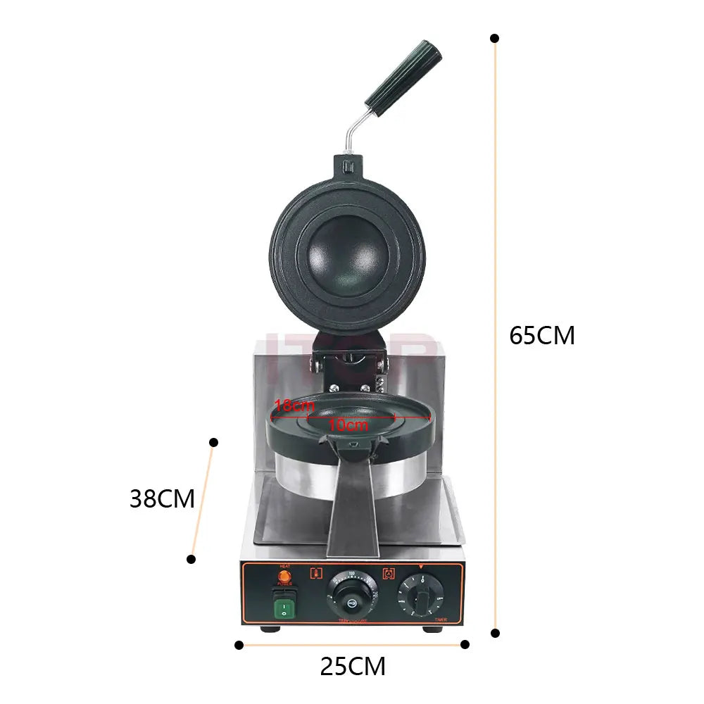 ITOP Gelato Panini Press Machine Commercial Ice Cream Waffle Maker Krapfen Bread Hamburger Filling Machine 10cm 1200W 110V 220V.