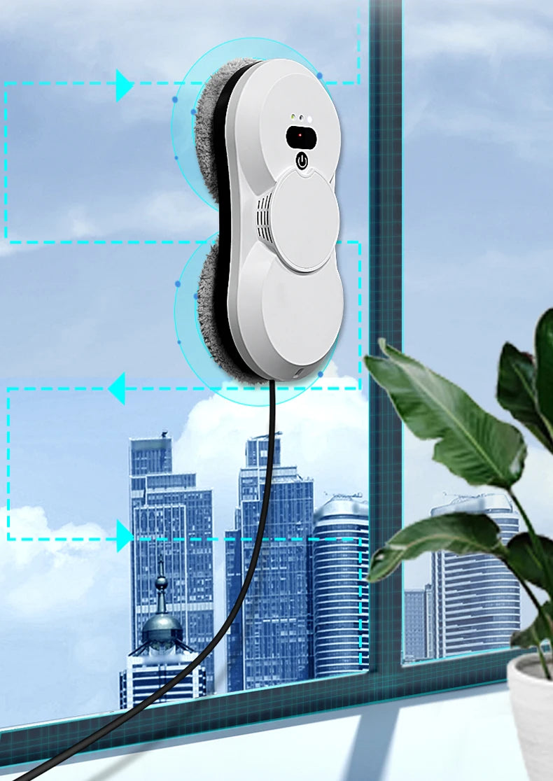 PuRuiKai robot electric automatic window cleaning Robotic vacuum cleaner, with remote control, two-way automatic spray.