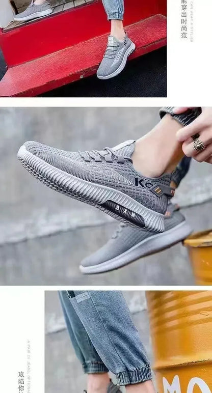 2025, weiche Sohlen, Frühling und Herbst, alte Stoffschuhe, atmungsaktive Mesh-Schuhe, rutschfeste, verschleißfeste, lässige Low-Top-Schuhe, Arbeitsschuhe.