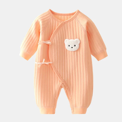 Jungen Mädchen Body Neugeborenen Winter Onesie Kleidung Baumwolle Kleinkind Hause Tragen 0-6M Verdickte Frühling und Herbst Kleidung.