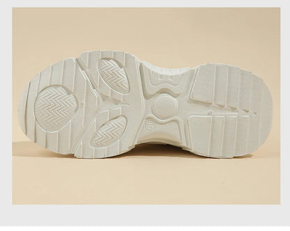 Chunky Platform Sneakers for Women Autumn New Fashion Thick Sole Vulcanized Shoes Woman Casual Non Slip Breathable Sports Shoes.