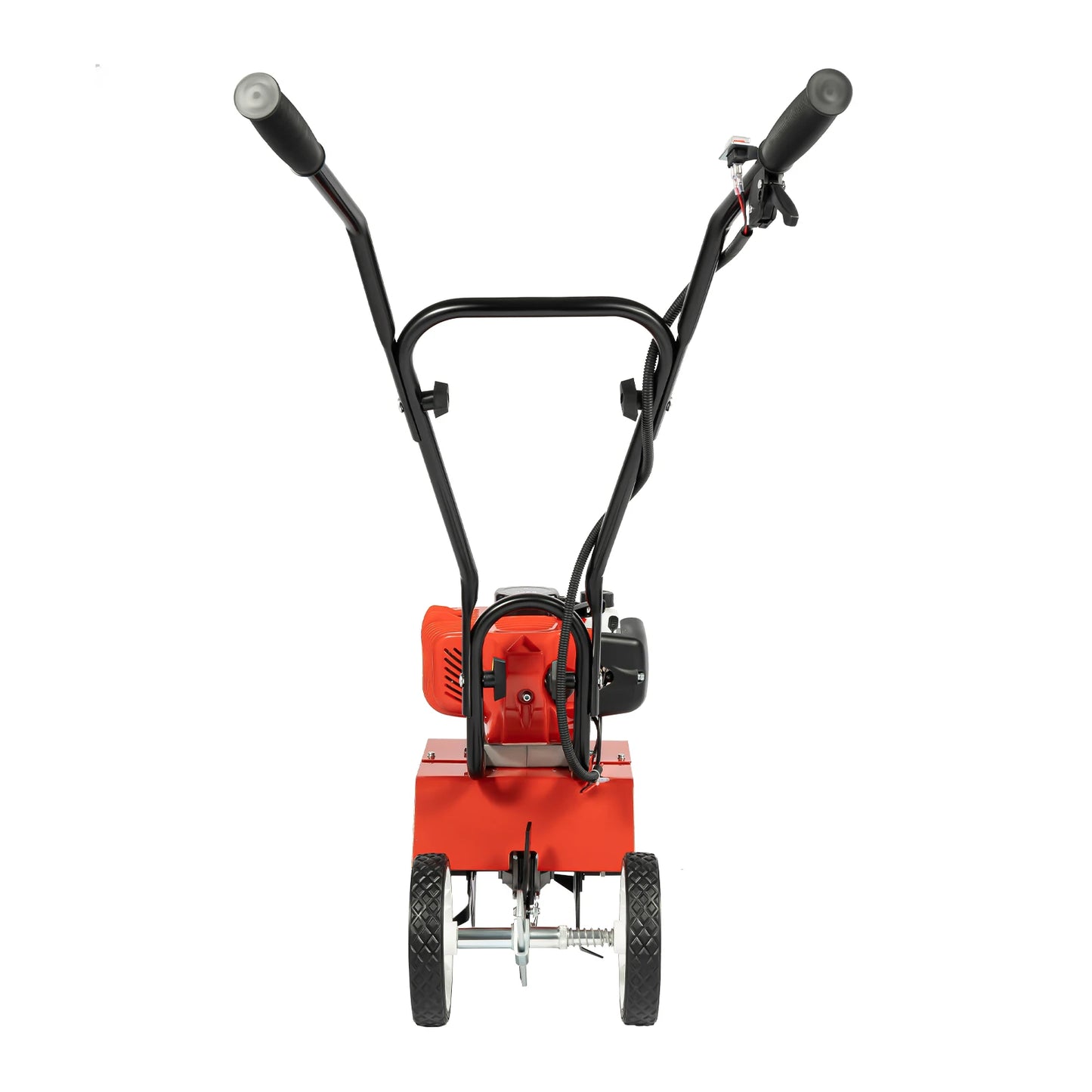 52CC 1700W Benzin-Gartenfräse  Kabelloser, luftgekühlter 2-Takt-Grubber, rotierend, zum Laufen, Lösen, 12 Zoll/30 cm breit, 12 cm dp
