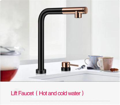 Nanometer Black Hidden Cup Rinser Bar kitchen Sink SUS 304 Stainless Steel Handmade Cup Washer Bar kitchen Sinks With Trash Can