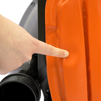 65cc 2-Takt Benzin Rucksack Blatt luftgekühltes Gebläse kommerzielles Gartenhof Werkzeug 2,7 kW U/min