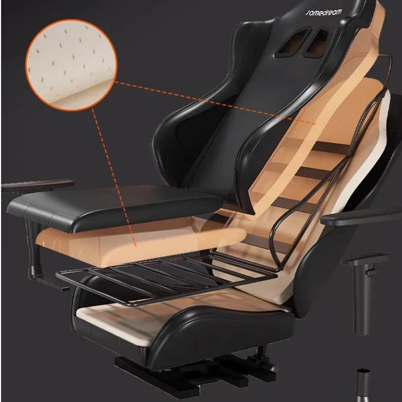 Moderne Gaming-Bürostühle, Computer, ergonomisch, drehbar, Komfort-Bürostühle, verstellbare mobile Büromöbel, Bureaustoel LLOC