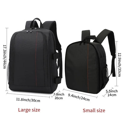SLR digital camera backpack outdoor large capacity SLR camera bag 15.6-inch laptop backpack can accommodate SLR cameras and mult.