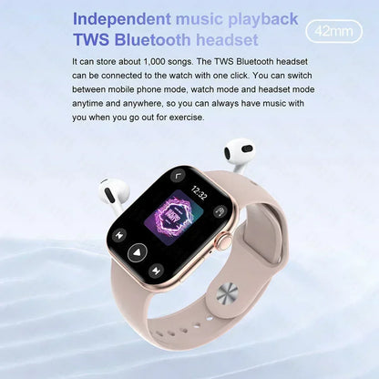 New Watch Series 10 Mini For Apple Watch 10 SmartWatch Men 3D Surround Music Video NFC Bluetooth call smartwatch For Android l0S.