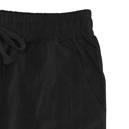 Long Sleeve Shirt Sets Mens Casual Linen 2Pcs Suit Lightweight Long Sleeve Shirt Loose Drawstring Trousers Casual Streetwear Set.