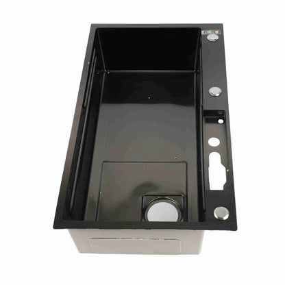 Intelligente Küchenspüle, Digitalanzeige, Edelstahl, Doppelschüssel, Küchenspüle, multifunktionale Doppelspüle für die Küche