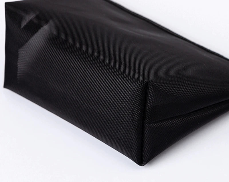 Women Mesh Cosmetic Bag Travel Storage Makeup Bag Organizer Female Make Up Pouch Portable Small Large Toiletry Beauty Case