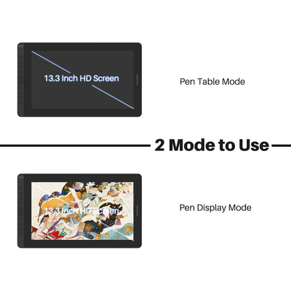 HUION New Arrival Kamvas 16(2021) Graphics Drawing Monitor Battery-free Digital Pen Tablet For Win/MAC And Android 120%s RGB.