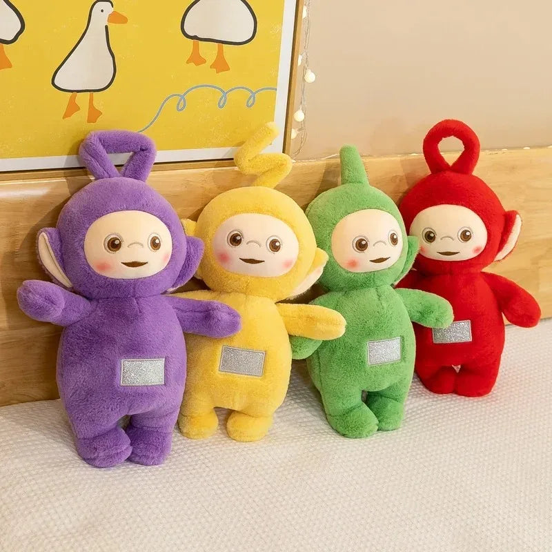 MINISO Teletubbies cartoon doll plush toy soothing doll receiver cute doll decoration boy and girl birthday Halloween gift..