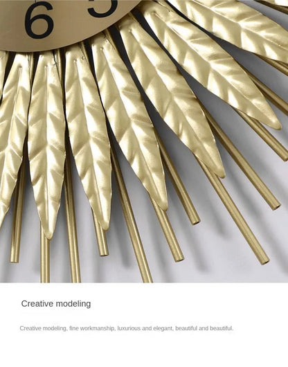 Weizen ohren uhren, Wohnzimmer wanduhren, die Ernte Wohlstand Gesundheit Glück Einheit Freundschaft Vitalität Hoffnung symbolisieren