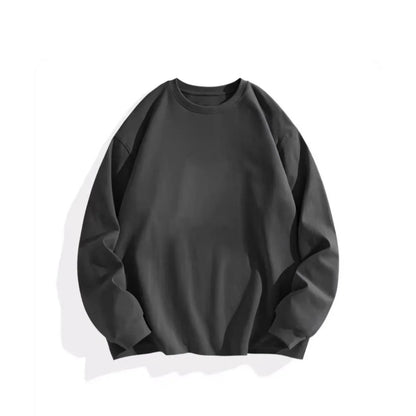 300gsm Heavy Weight Cotton T-shirt Long-sleeved T-shirt for Men Women Pure White Men's Blank Shirt Wholesale