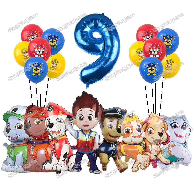 PAW Patrol Geburtstag Party Dekoration Neue Version Ballon Set Einweg Geschirr Kid Event Liefert Banner Hintergrund Geschenk