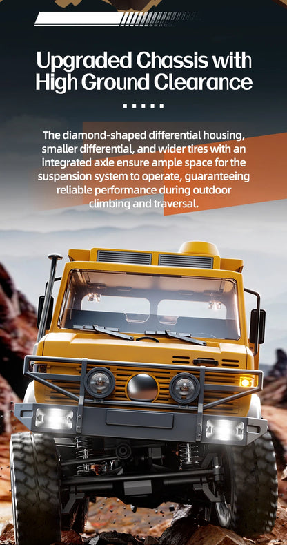 C8823 6WD RC Car 1/18 Off-road Remote Control Vehicle 2.4G High Speed Climbing Transport Rescue Crawler Model Toys for Children