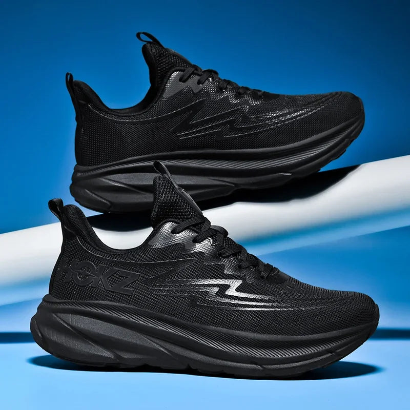 Men's Running Shoes Cushioning Outdoor Non-Slip Jogging Breathable Trainer Race Sneakers Luxury shoes Mesh Couple Off-road Shoes