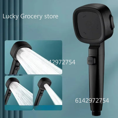 New High Pressure Shower Head 3 Modes Adjustable Filter Shower Head Set Smart Bathroom Shower Head Accessories Sprayer 2025