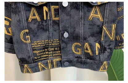 Boys Set Spring and Autumn 2024 New Children's Handsome Clothes Trendy Baby Autumn Fashion Cowboy Two Piece Set Kids Outfits.