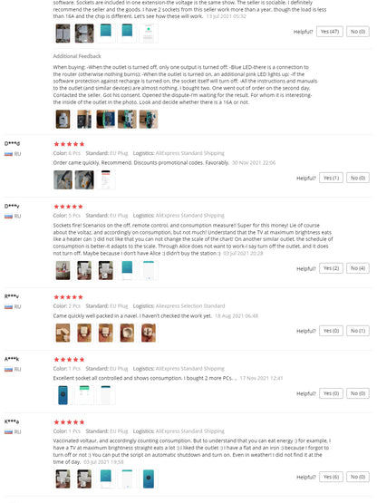 Smart Plug WiFi Buchse EU 16A/20A Mit Power Monitor Timing Funktion Tuya Smart Leben APP Steuerung Funktioniert mit Alexa Google Hause.