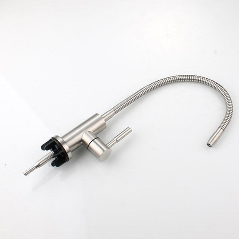 1/4" Kitchen Water Filter Tap Flexible Drinking Tap Water Purifier Faucet  304 Stainless Steel Kitchen Faucet