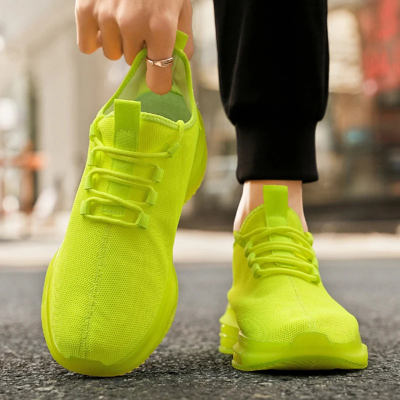 MAEDEF männer Casual Turnschuhe Sommer Mesh Turnschuhe Atmungsaktiv Männlichen Casual Sport Schuhe Tennis Wandern Plattform Herren Laufschuhe