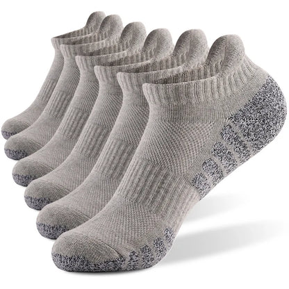 3pairs thickened towel bottom running socks mesh boat socks non-slip breathable sports socks Low cut Men's socks Women's socks.