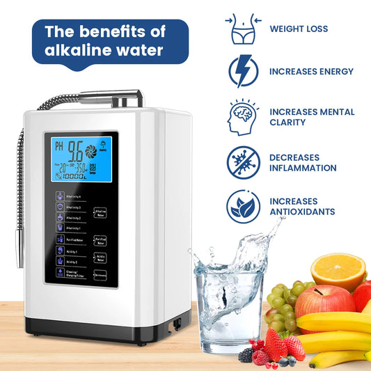 Alkaline Water Machine Ionizers PH Water Device Alkaline Water Dispenser 5 Plate Platinum Coating Alkaline Water Ioniser Machine.