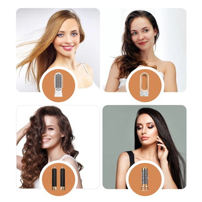 Multi Functional 5-in-1 Electric Hair Brush Dyson Airwraps Hair Dryer Brush Hot Air Comb Straight Hair Brush Curling Iron.