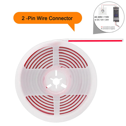 Waterproof COB LED Neon Light Strip 12V 24V 5m 10m 15m 20m 0.5m 320 LEDs Flexible Tape Silicone Tube Lamp Liner Lighting RA90.