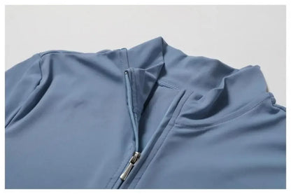 Fall New Style Long Sleeve Zipper Tight Butt Enhancing One Piece Fitness Pants Women Running Sports Training Yoga Black