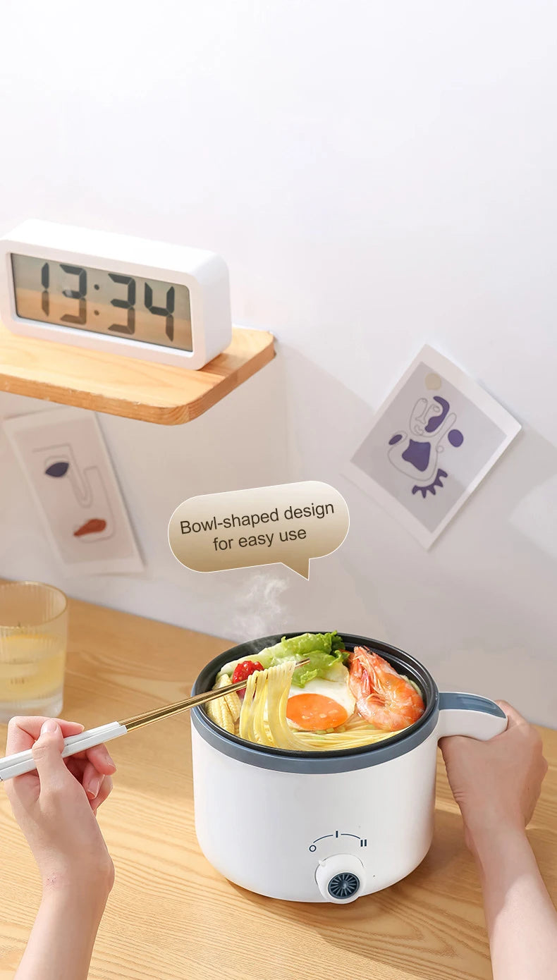Electric Rice Cooker Multicooker Multifunction Pot Mini Hotpot Pan Soup Home Appliances for The Kitchen Pots Offers 1-2 People.
