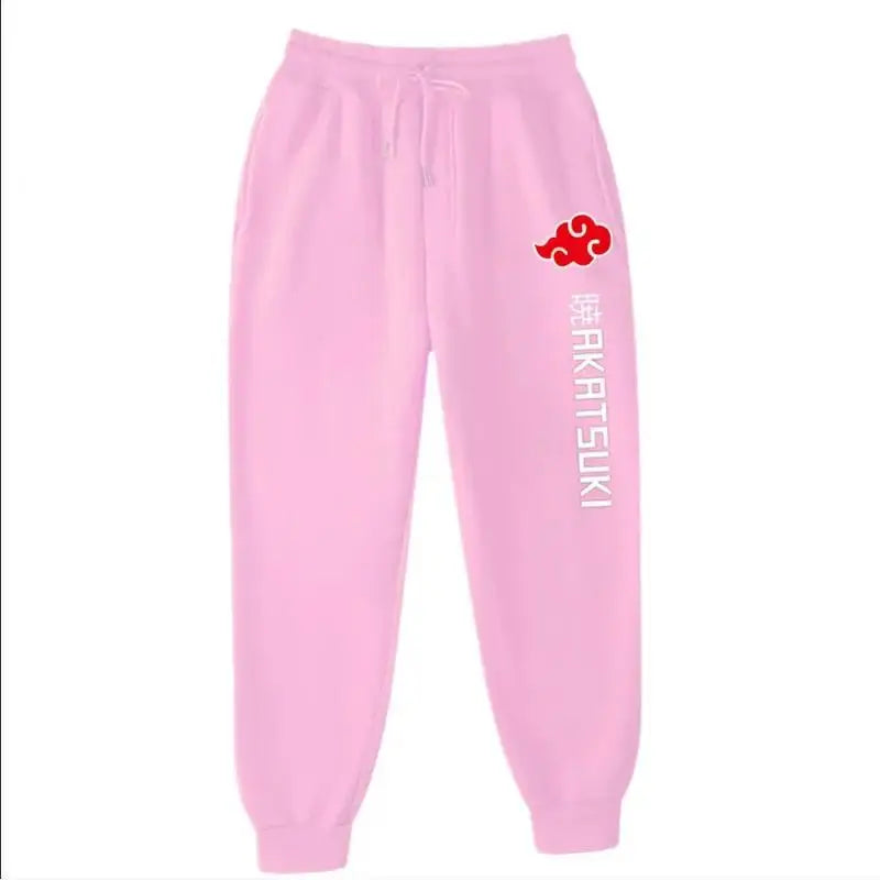 Fashion Print Men's Women's Jogging Hip Hop Pants Street Clothing Hot Selling Anime Pants Akatsuki Fleece Trousers S-3XL.