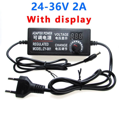 AC DC Adjustable Power Supply 3V 5V 6V 9V 12V 15V 18V 24V 1A 2A 5A AC/DC Switching Power Supply Adapter 220V To 12V 24V 12 24 V.