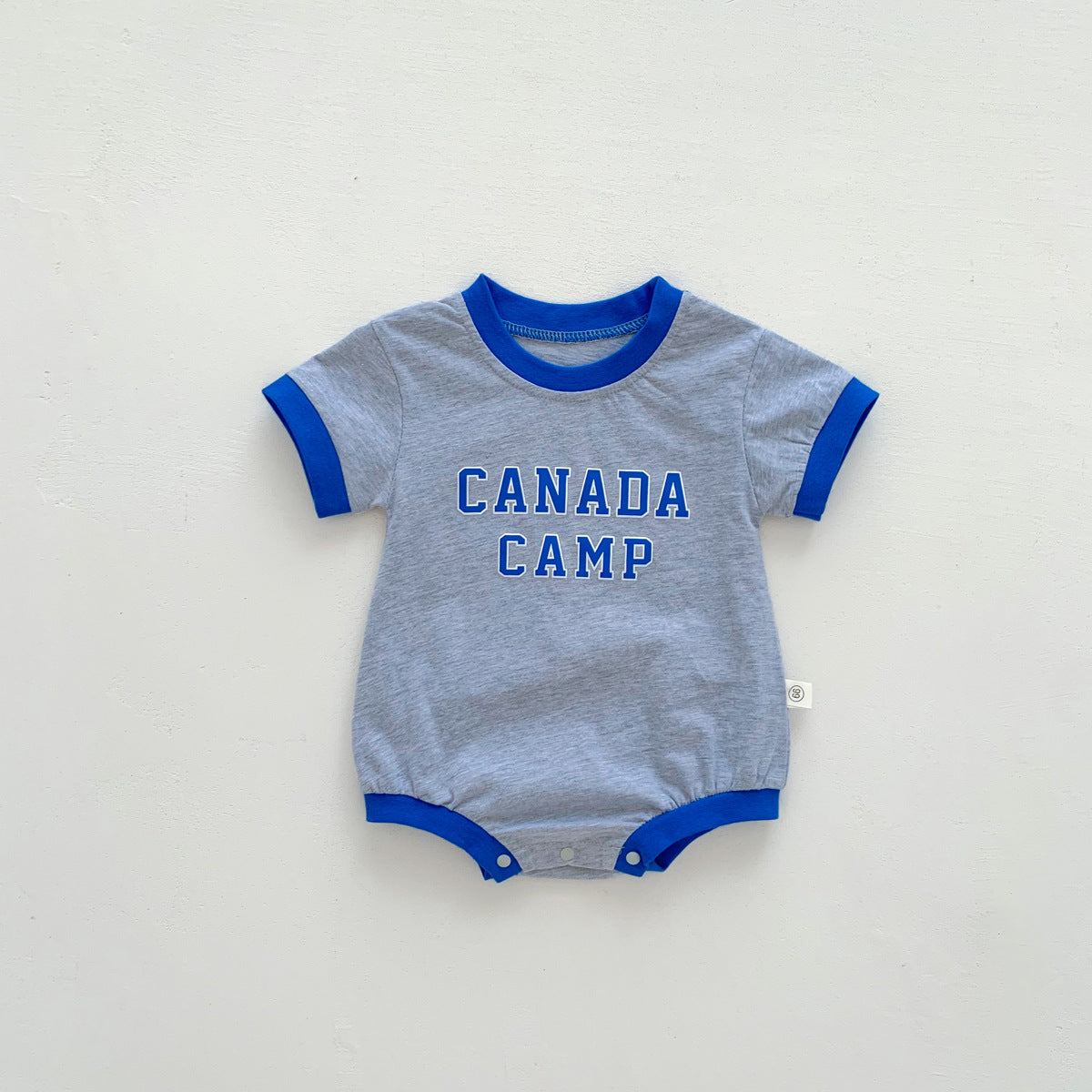 Drop-Shipping Sommer Kleinkind Baby Kurzarm Brief Outfit reine Baumwolle Overalls Kinder Neugeborenen Bodys einteiliges Kleidungs stück.