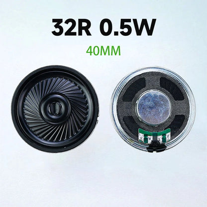 2PCS 0.5W  32R Speaker  32 Ohm Loud Speaker Diameter  23mm 28mm  36mm 40mm 50mm 57mm Loudspeaker.