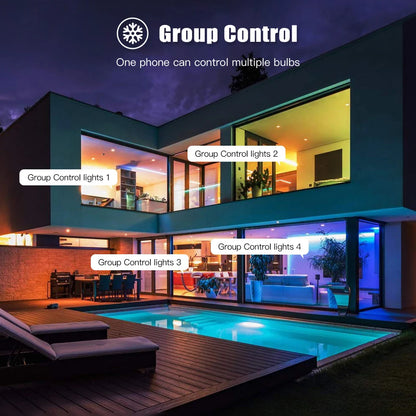 Tuya WiFi GU10 Smart LED Glühbirne Bluetooth GU10 Dimmbare Lampen Smart Life App Control Spotlight Glühbirne Funktioniert mit Alexa Google.