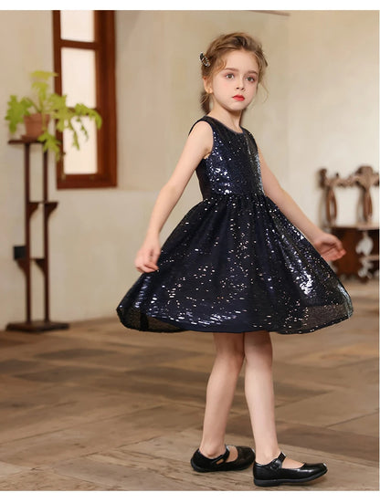 Luxus Kinder Klavier Rezitieren Leistung Pailletten Kleid Mädchen Hochzeit Geburtstag Party Kleidung Kind Elegante Zeremonie Jahrestag Kleid.