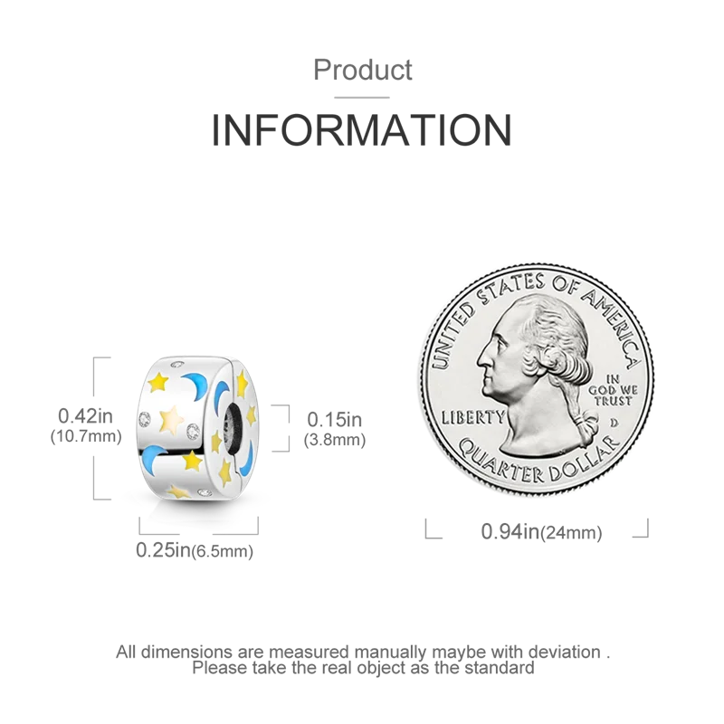 Silver Clasp 925 Sterling Silver CZ pave Clip Charms Daisy Beads Stopper Safety Chain fit Original Bangle Bracelet Jewelry Clip