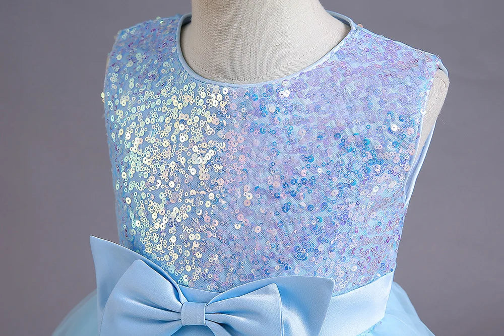 2025, lila Mädchen-Partykleider für Kinder, Mädchenkleider, Performance, Junior-Kleid, Hochzeit, Abend, Abschlussball, Urlaub, Rock, Kostüm.