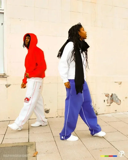 Streetwear PROTECT Mode Brief Stickerei Lose Jogginghose männer Und frauen Y2K Harajuku Hip-Hop Gothic Casual Joker Hosen.