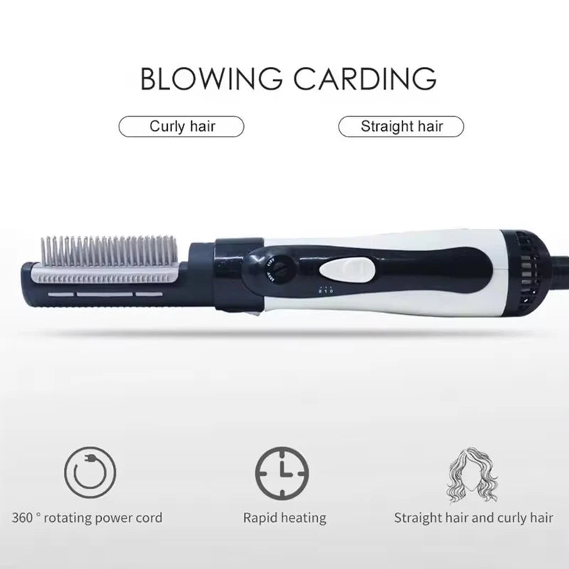 Professional Hair Dryer Machine 3 in 1 Multifunction Hair Styling Tools Hairdryer Pro Hair Curler Straightener Dryer Comb Brush.