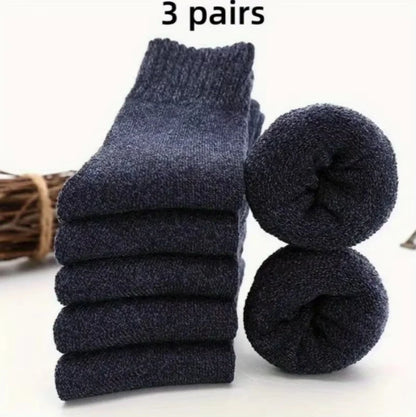 5 Pairs Of Men's Socks, Autumn And Winter Vintage Fun Fashion Athletic Socks, Sports Trend Socks.