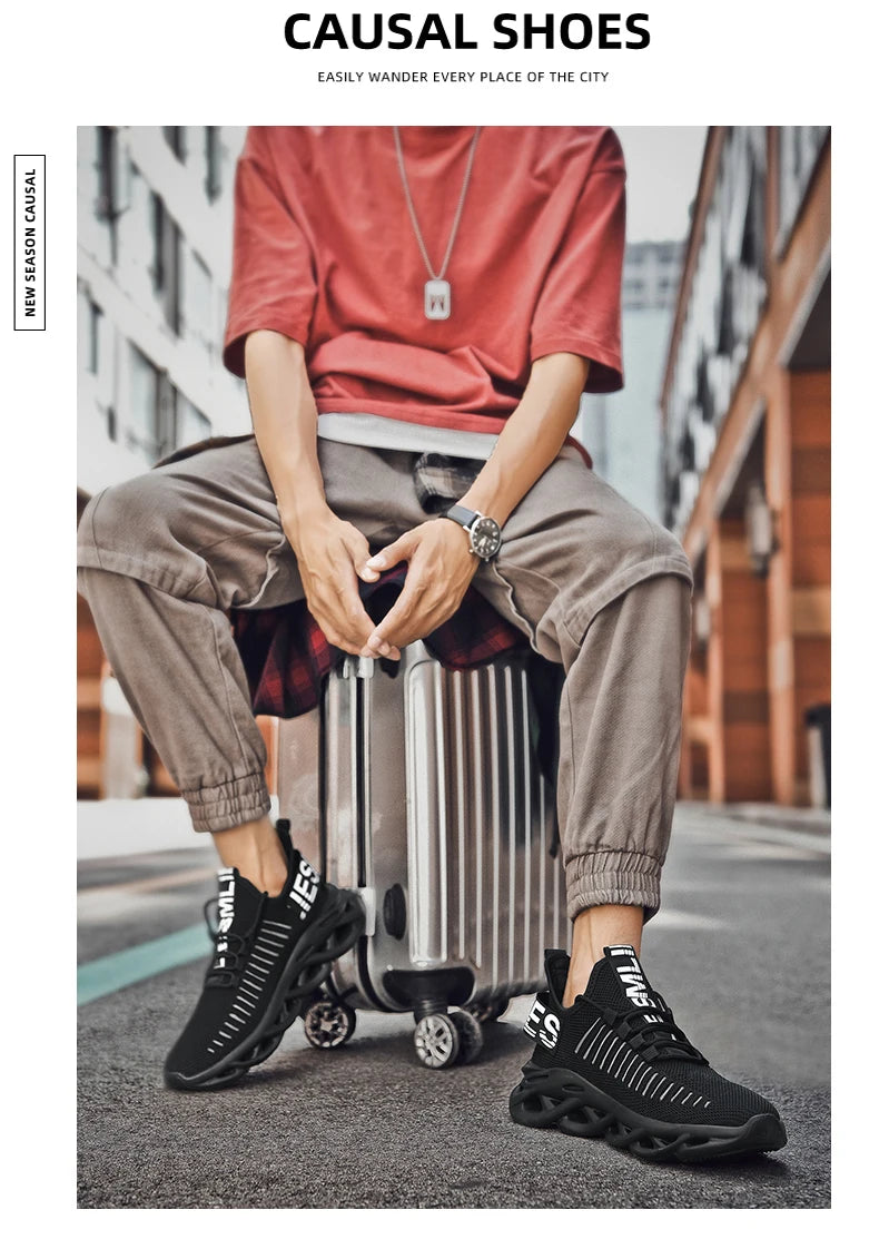 Men Shoes Comfortable Sneakers Breathable Running Shoes for Men Mesh Tenis Sport Shoes Waling Sneakers.