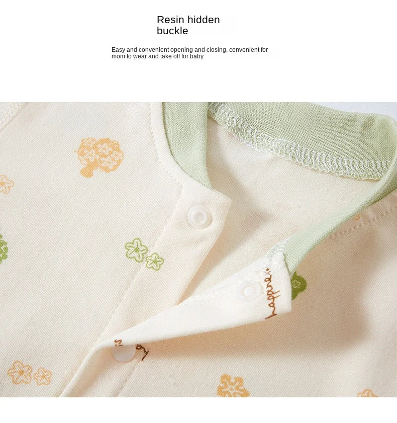 Baby-Body, Baumwolle, bedruckt, langärmelig, für Jungen und Mädchen, für Kleinkinder, Komfort, Creeper, Einteiler, Frühling und Herbst.