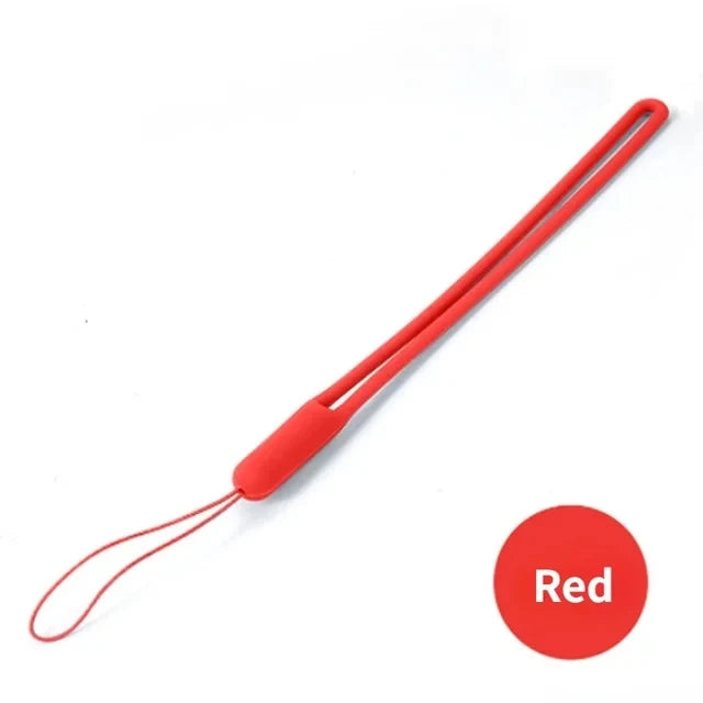 Silicone Wrist Straps Mobile Phone Strap Charms Cute Lanyards for Iphone Strap Camera Keys Cord Lanyard Key Chains Hanging Rope.