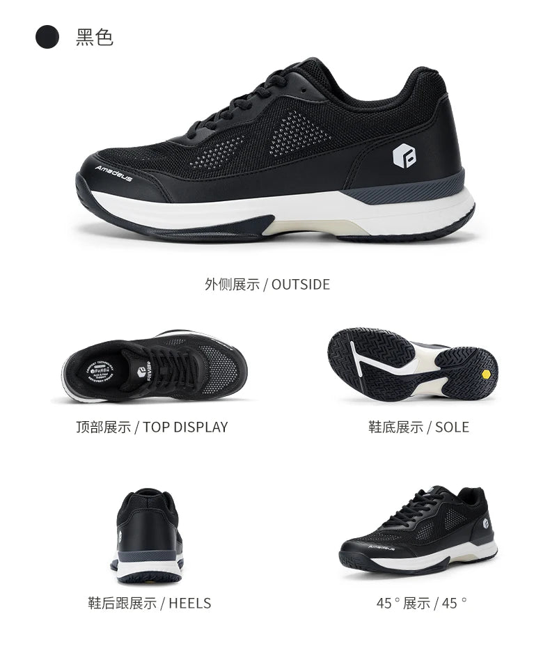 FitVille Professionelle Tennisschuhe für Herren, Soprt-Schuhe, Trainings-Sneaker, rutschfest, schweißabsorbierend, geschwollene Füße, Fußgewölbeunterstützung.